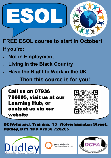 Dudley Caribbean and Friends Association (DCFA) - Impact Training